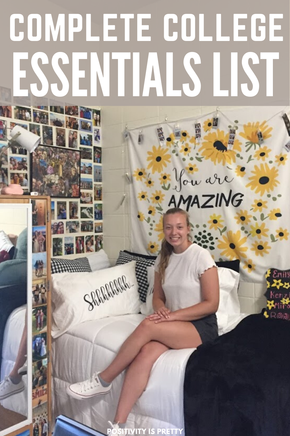 Ultimate List Of College Essentials For 2021 - Positivity Is Pretty