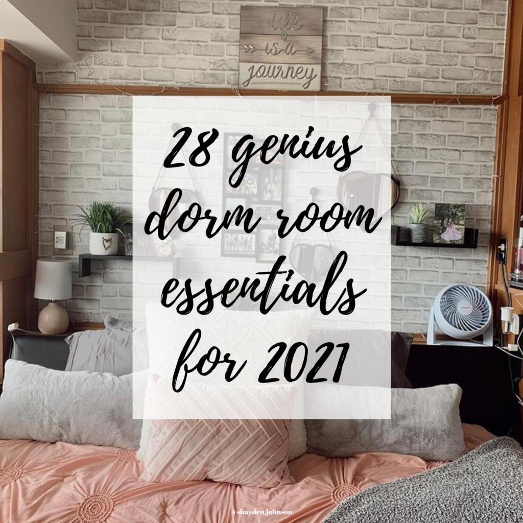 28 Genius Dorm Room Essentials For 2021 - Positivity is Pretty