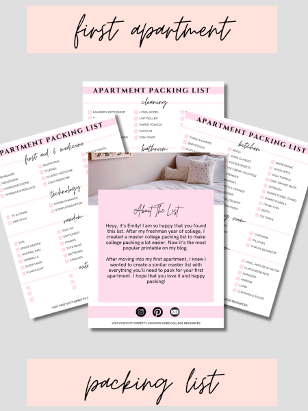 first apartment checklist 2024